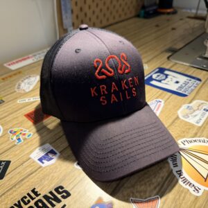 Kraken Sails Stacked Logo Mesh Hat